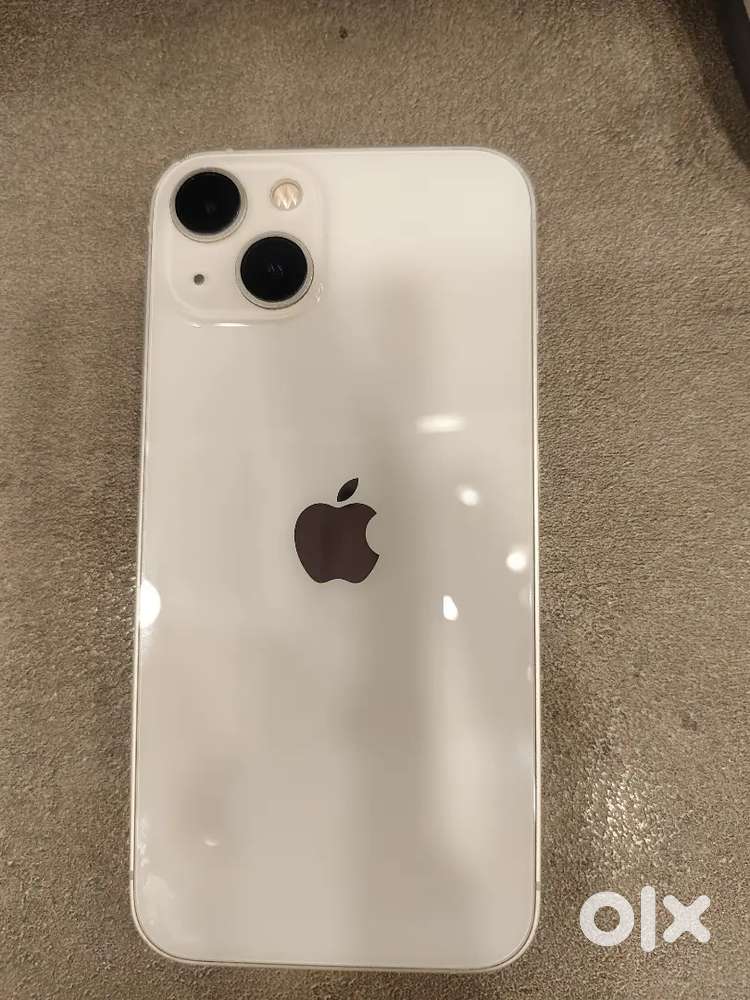 iPhone 13 white colour good condition phone