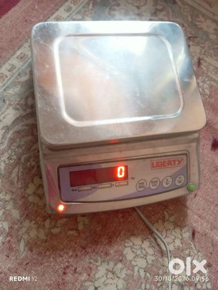 LIBERTY Digital Weighing Scale. Rs. 1300 (negotiable)