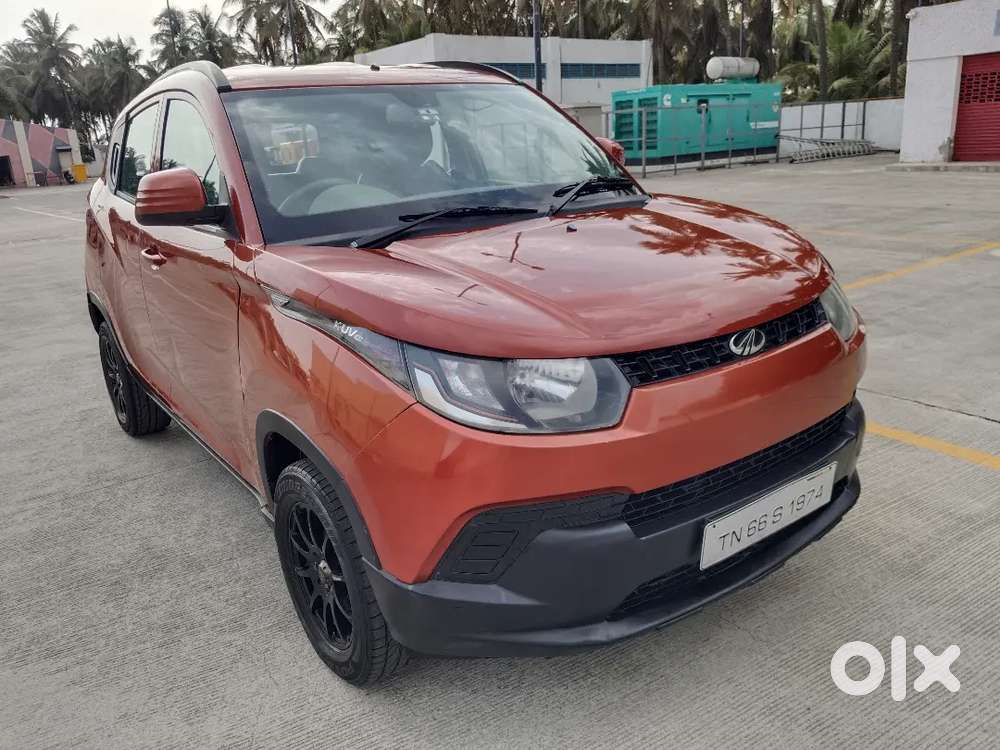 Kuv100 K4 Diesel Sport Orange Colour Coimbatore Registration 1st Owner