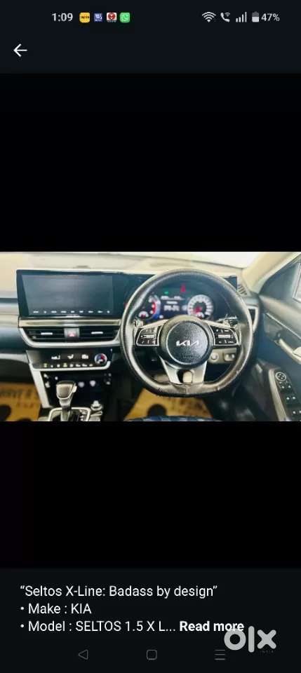 Kia Seltos 1.5 X-line Diesel At, 2022, Diesel