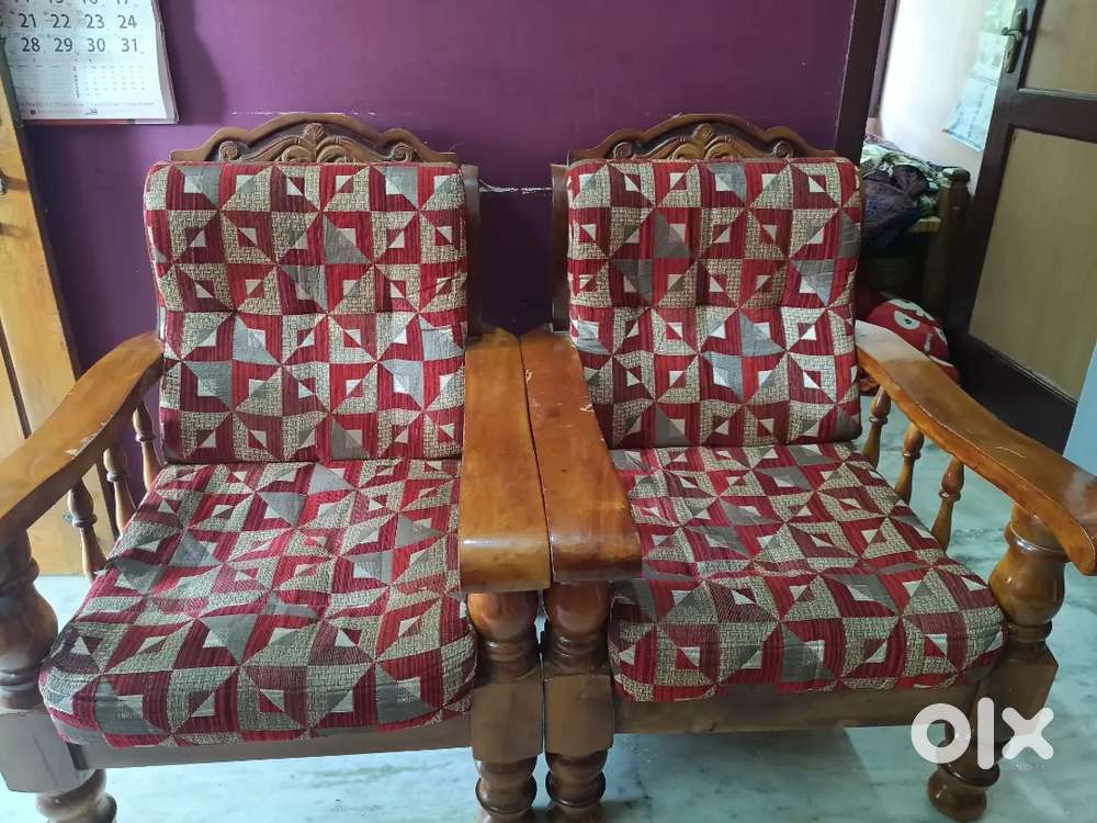 Sofa Set for Sale; 1 Sofa + 2 Sofa Chairs | ₹15,000( Negotiable)