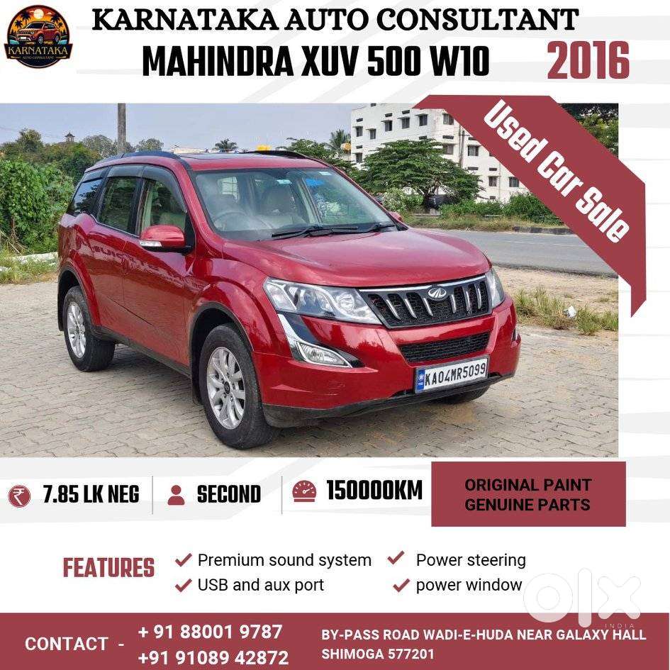 Mahindra Xuv500 W10 2wd, 2016, Diesel