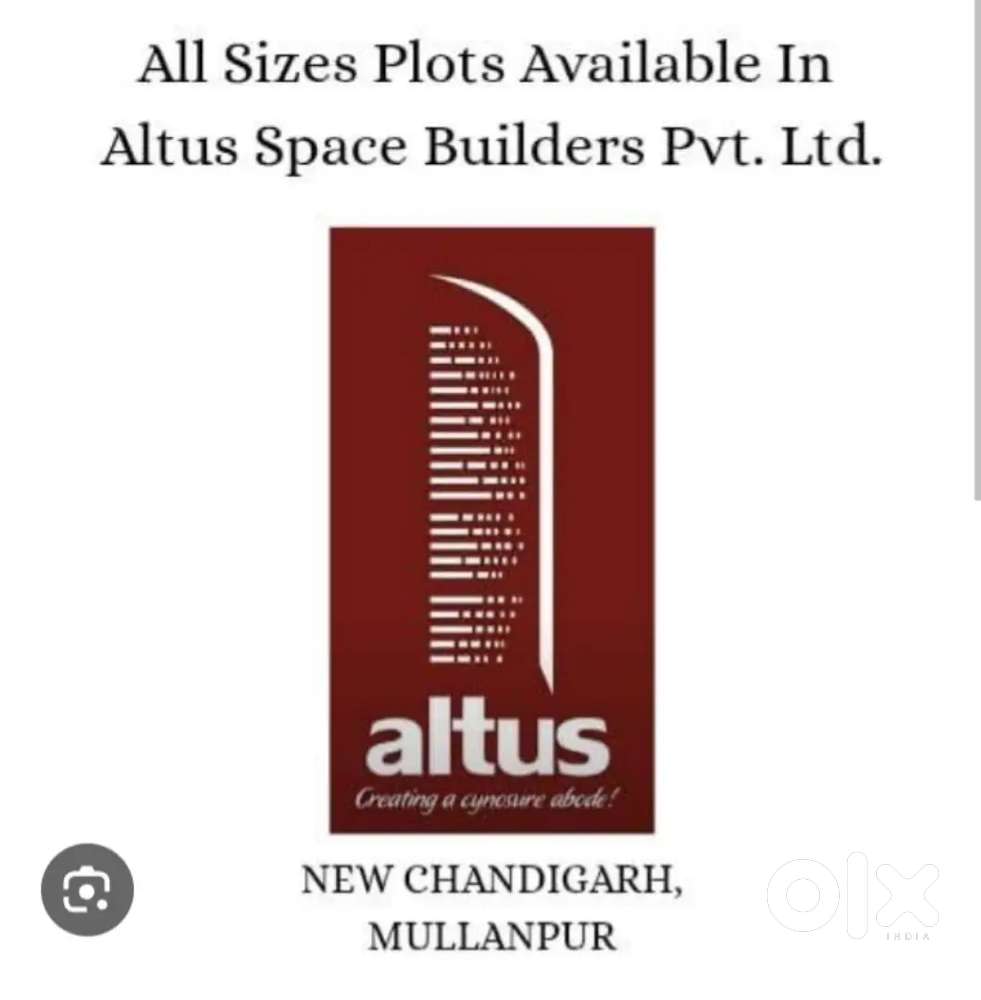 248 Sq yards corner, park facing plot Altus Phase 2, New Chandigarh