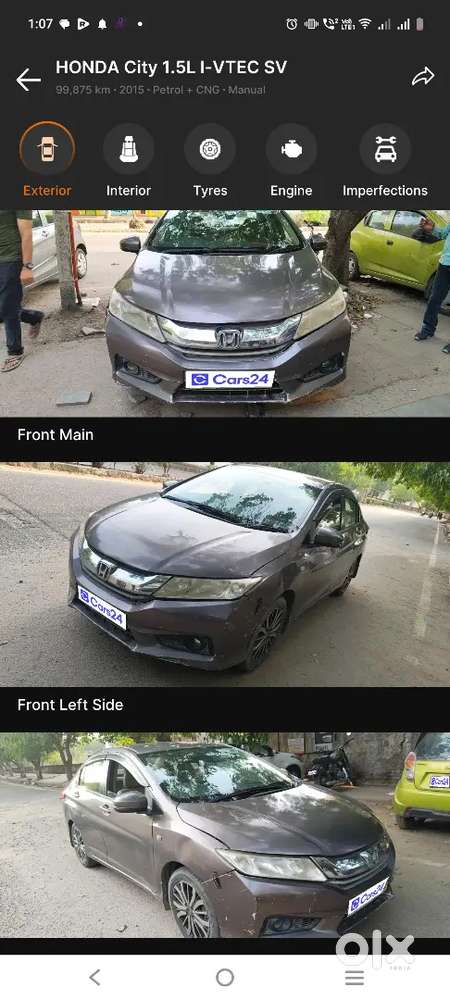 Honda City 2015 Petrol 99800 Km Driven Cng And Petrol