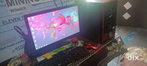 Desktop in good condition with 500gb hard disk