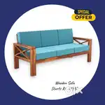Sofa set Wooden sofa sale New / 3/5 seater # WER
