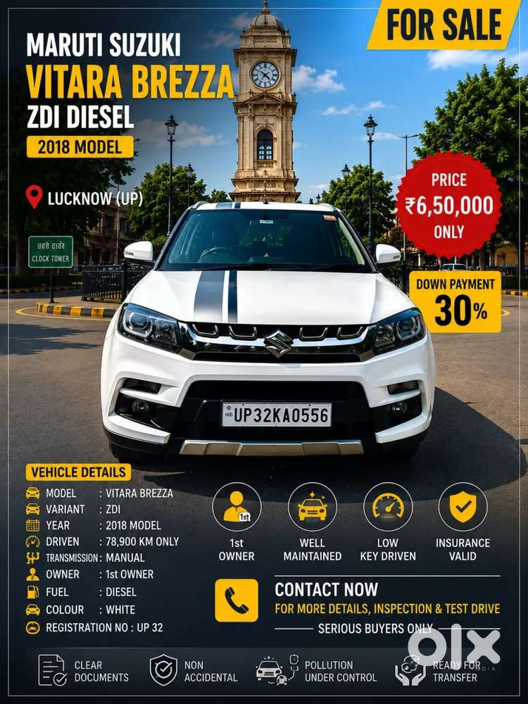 Maruti Suzuki Vitara Brezza Zdi, 2018, Diesel