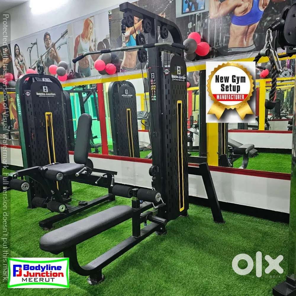 Get heavy duty gym equipment with imported look and heavy duty