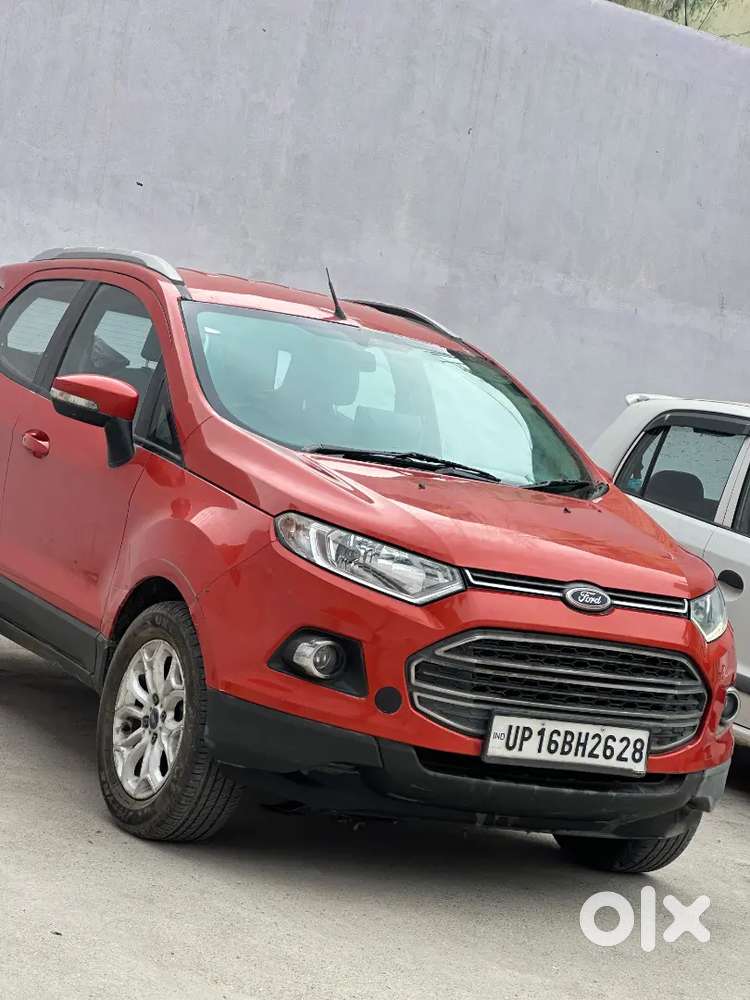 Ford Ecosport Orangecolor 1.5 Diesel 2016 Top Model Push Button Start