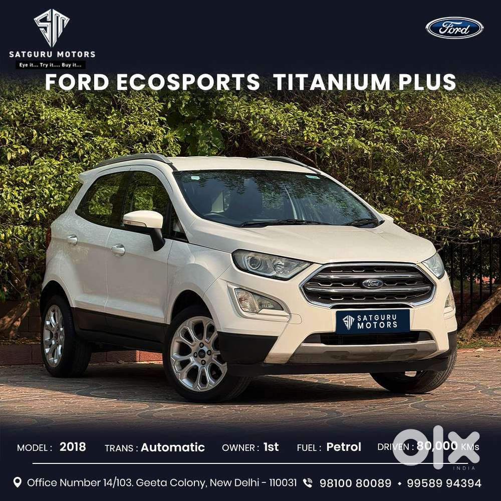 Ford Ecosport [2017-2021] 1.5 Titanium Ti Vct At, 2018, Petrol