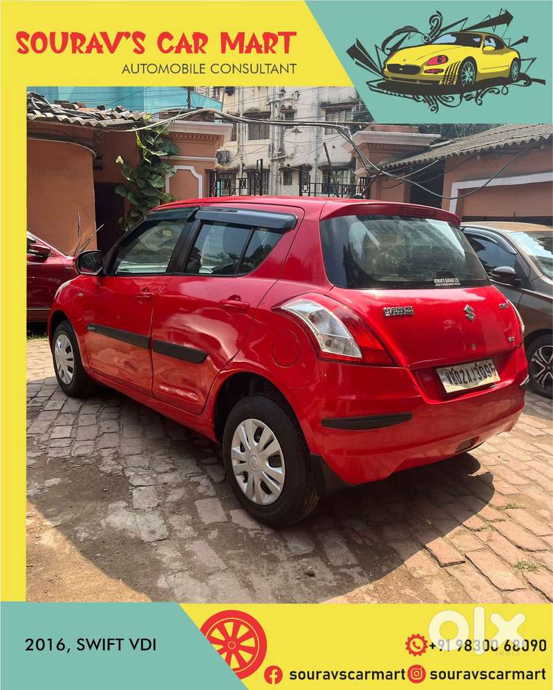 Maruti Suzuki Swift Vdi Bs Iv, 2016, Diesel