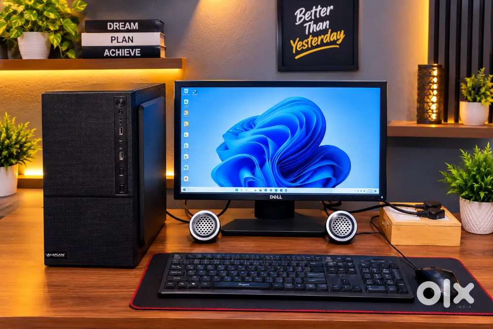 Dell monitor and LapCare i5 CPU 500GB Harddisk 6 Gb Ram