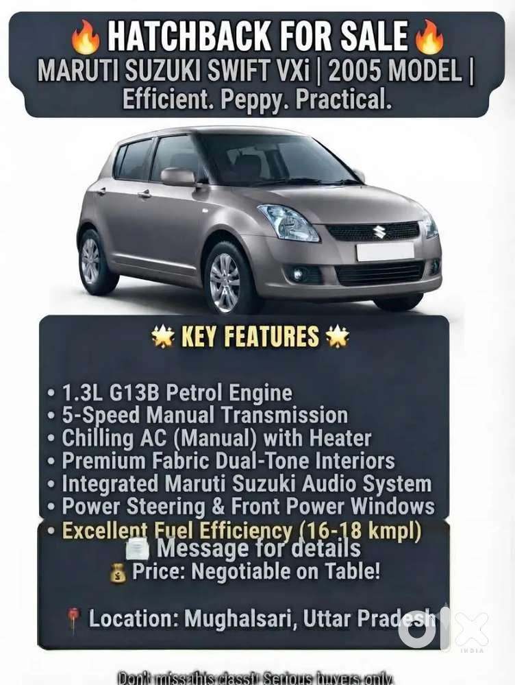 Maruti Suzuki Swift Vxi 2005