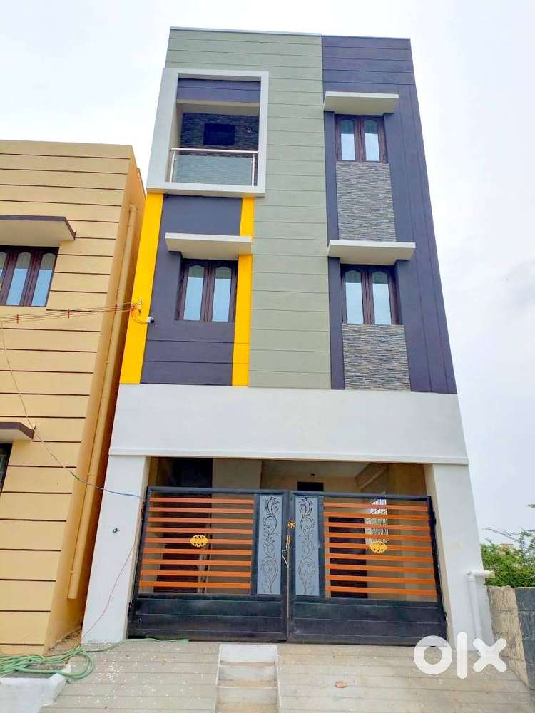 with Modular Kitchen New 2BHK Individual House for Sale Kundrathur