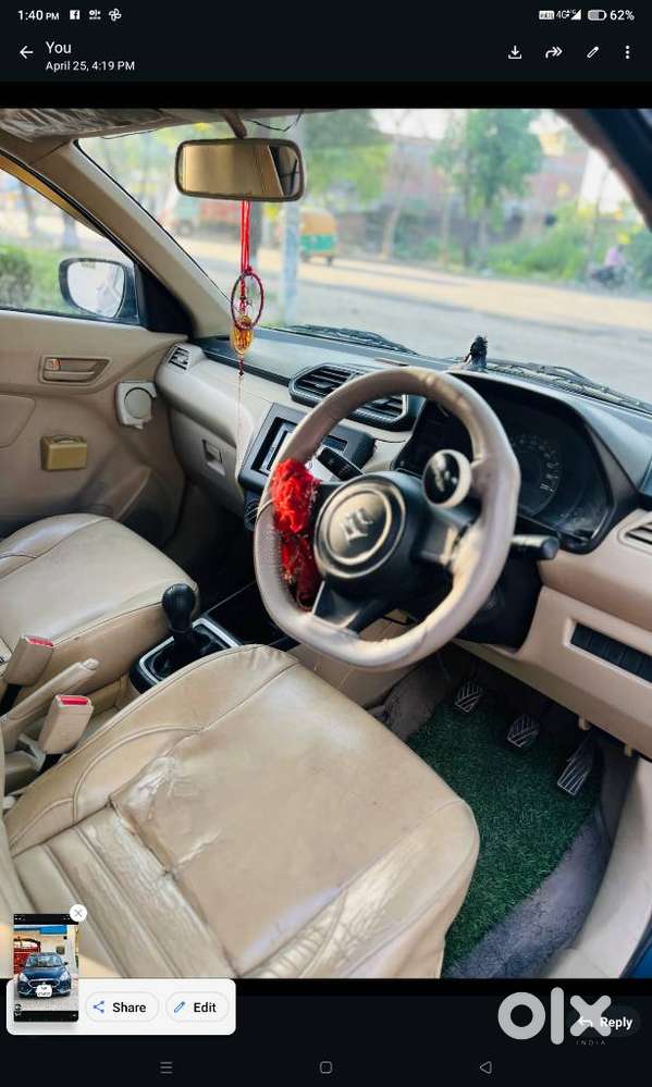 Maruti Suzuki Dzire 1.2 Vxi Cng, 2017, Diesel
