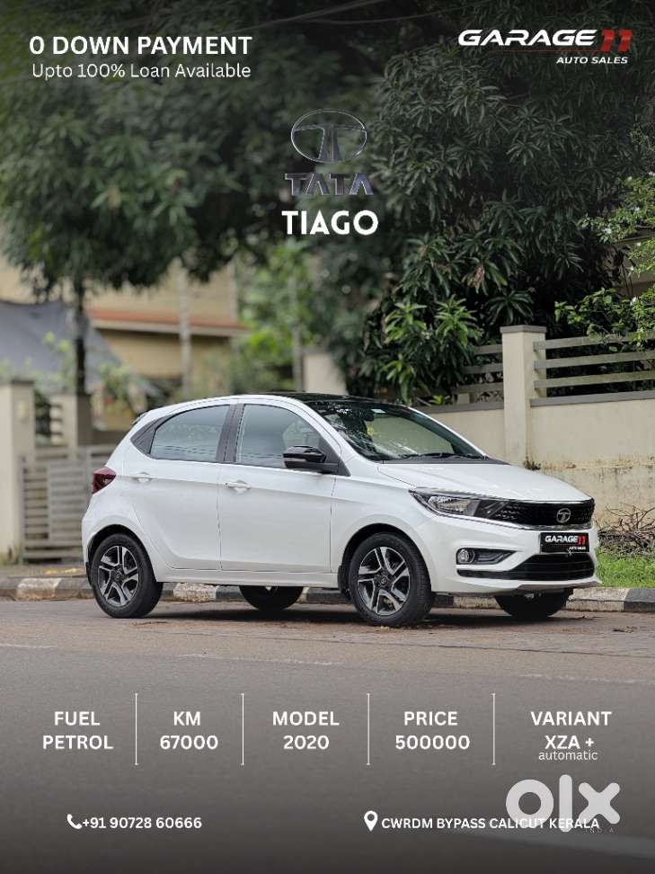 Tata Tiago Xza Plus, 2020, Petrol