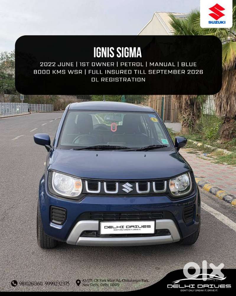 Maruti Suzuki Ignis 1.3 Sigma, 2022, Petrol