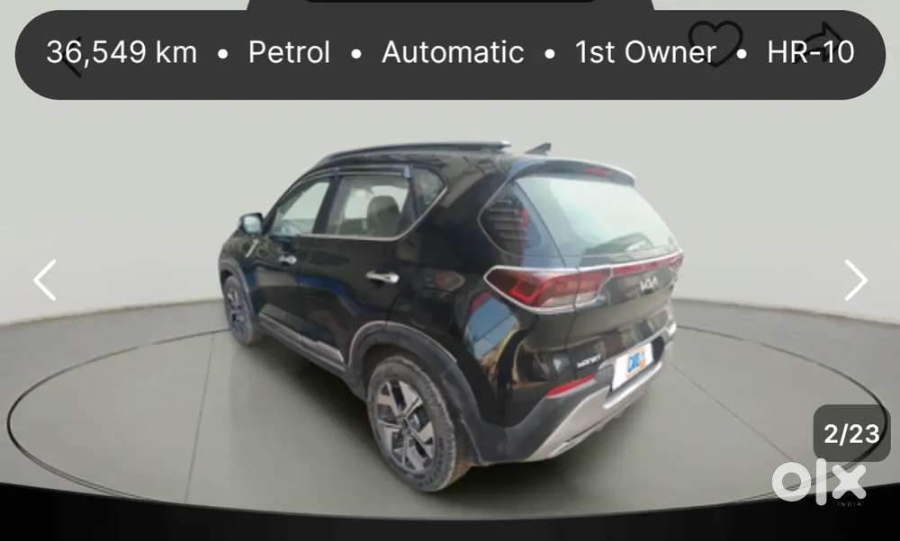 Kia Sonet 2023 Petrol Automatic 40000 Km Driven University Professor