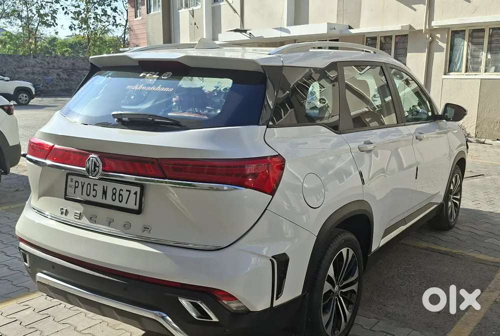 Mg Hector 2022 Petrol Mt 47500 Km Driven White