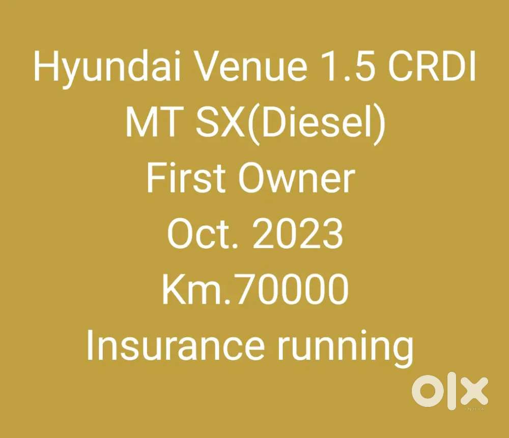 Hyundai Venue Diesel 2023