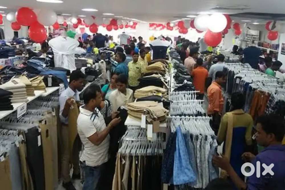 New job floor supervisor and storekeeper boys and girls shopping mall