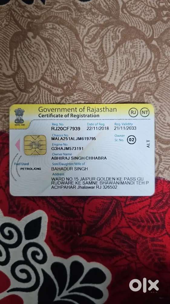 Well Maintained Cng On Paper