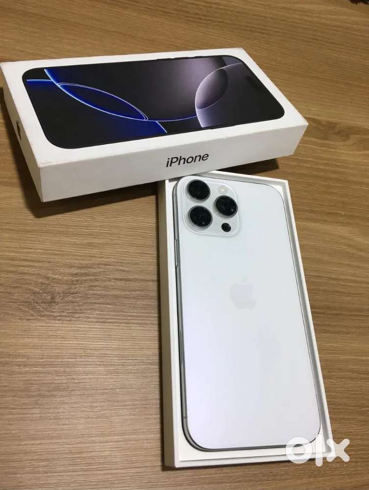 IPHONE 16PROMAX 256GB WHITE TITANIUM COLOUR WITH ACCESSORIES AVAILABLE ...