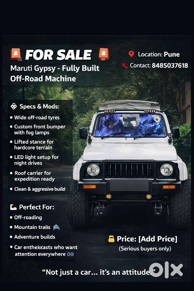 Maruti Suzuki Gypsy 1994 Petrol Well Maintained