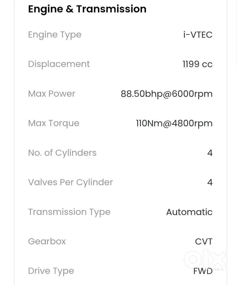 Honda Amaze 2nd Gen 2024