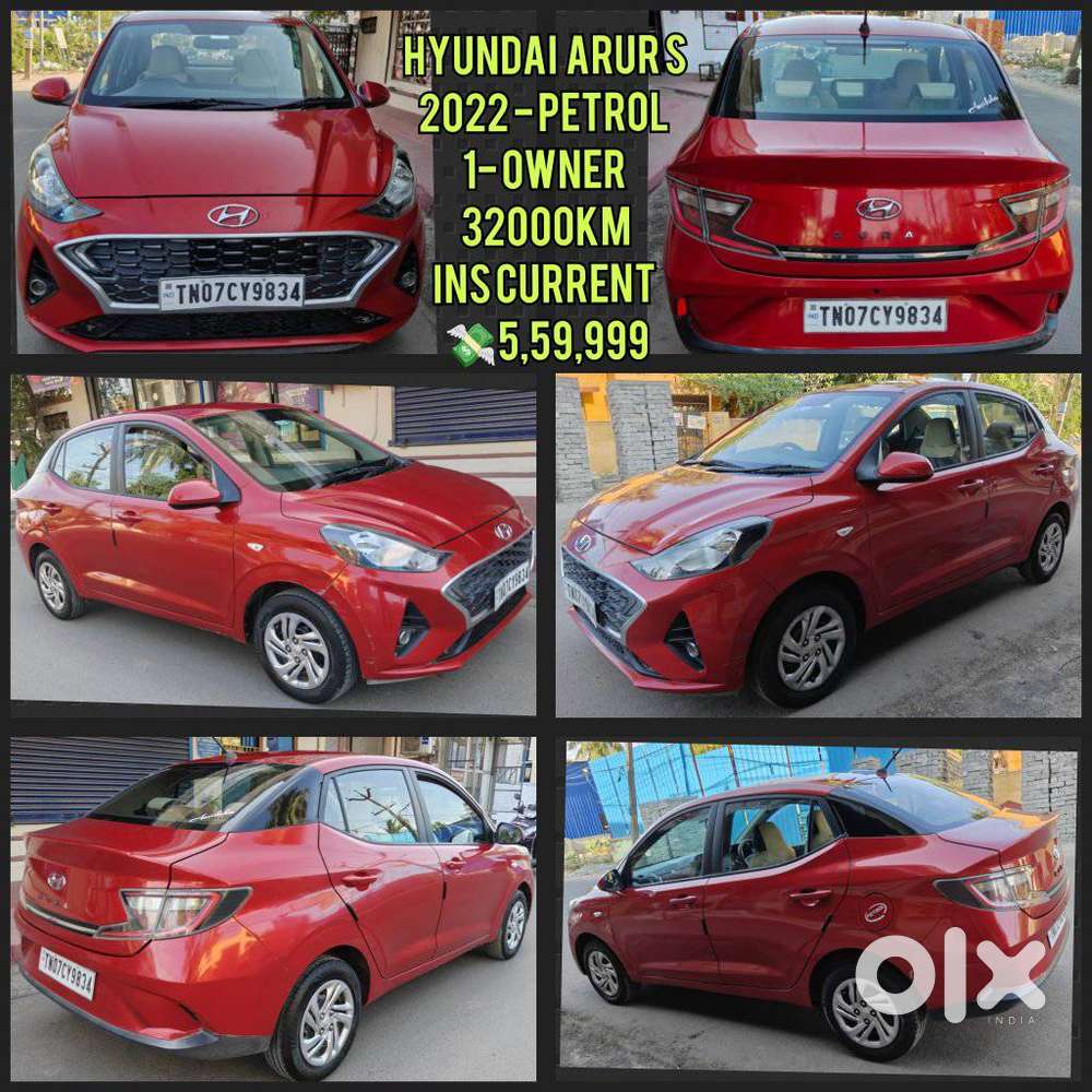 Hyundai Aura S Manual, 2022, Petrol