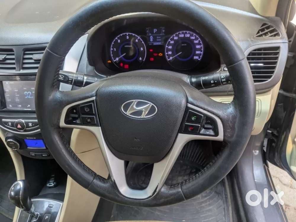 Hyundai Verna Fluidic 1.6 Vtvt Sx Automatic, 2012, Petrol