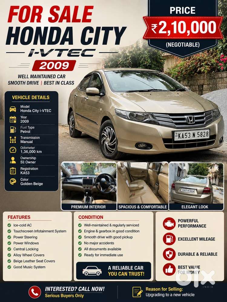 Honda City Petrol Manual 2009