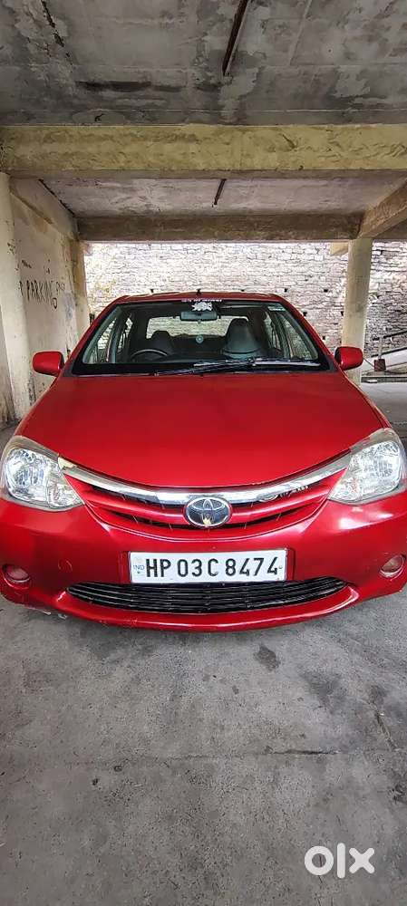 Toyota Etios (red) - Hp 03 Registered - Well Maintained Car For Sale