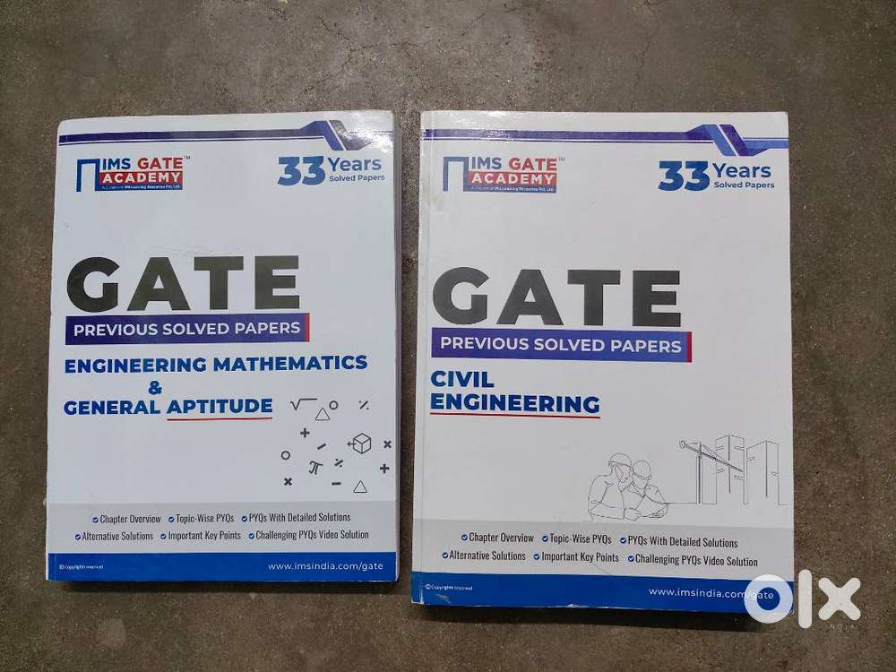 GATE Civil Engineering Books.