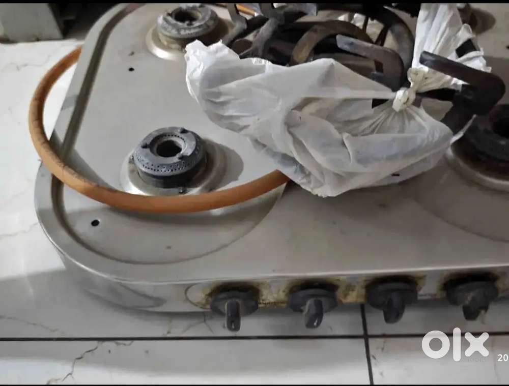 Sunflame Gas stove set with 4 burners