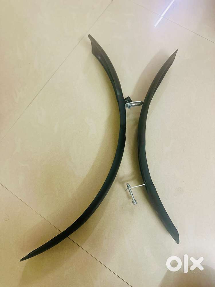 Side stand and mudguards of 20 inch bicycle
