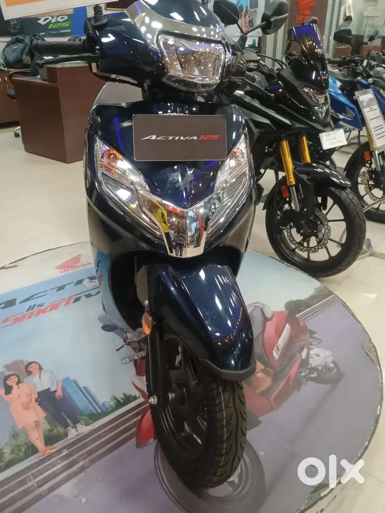 Midnight Blue Metallic Honda Activa 125 Drum Bs6 Midnight Blue
