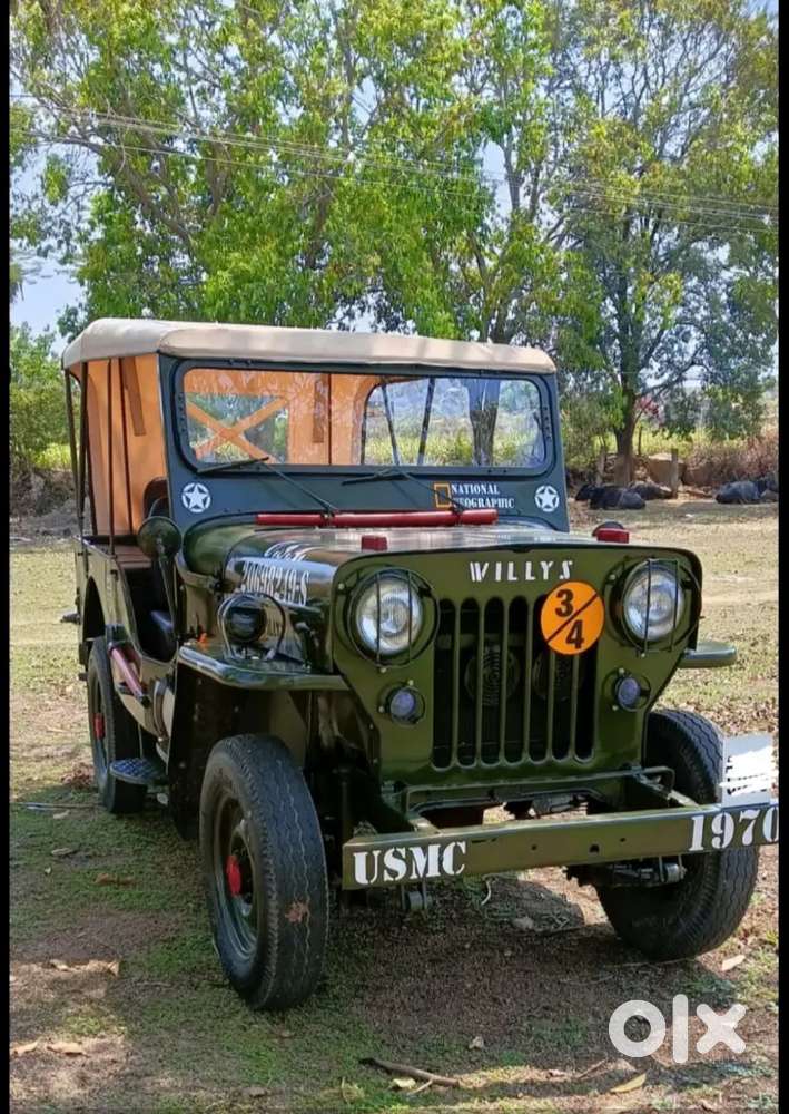 It Employee Driven Mahindra High Bonnet Jeep In Mint Condition