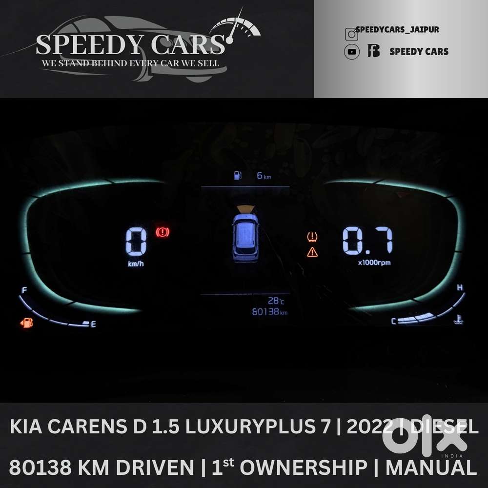 Kia Carens D1.5 Luxury 7str 6mt, 2022, Diesel