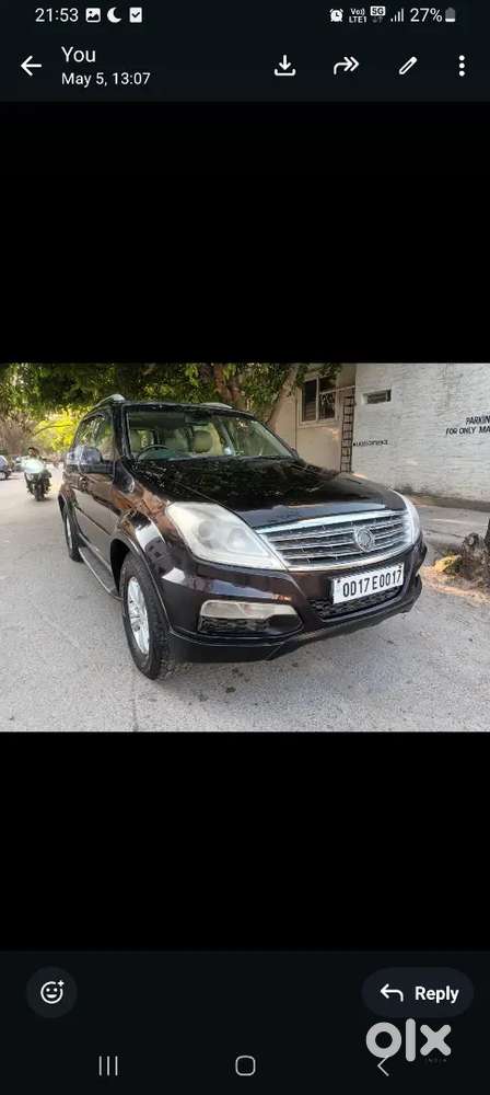 Mahindra Ssangyong Rexton 2014 Diesel 100000 Km Driven