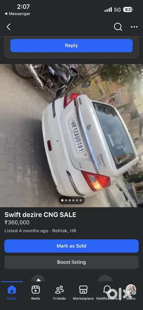 Urgent Sale Maruti Suzuki Dzire 2016