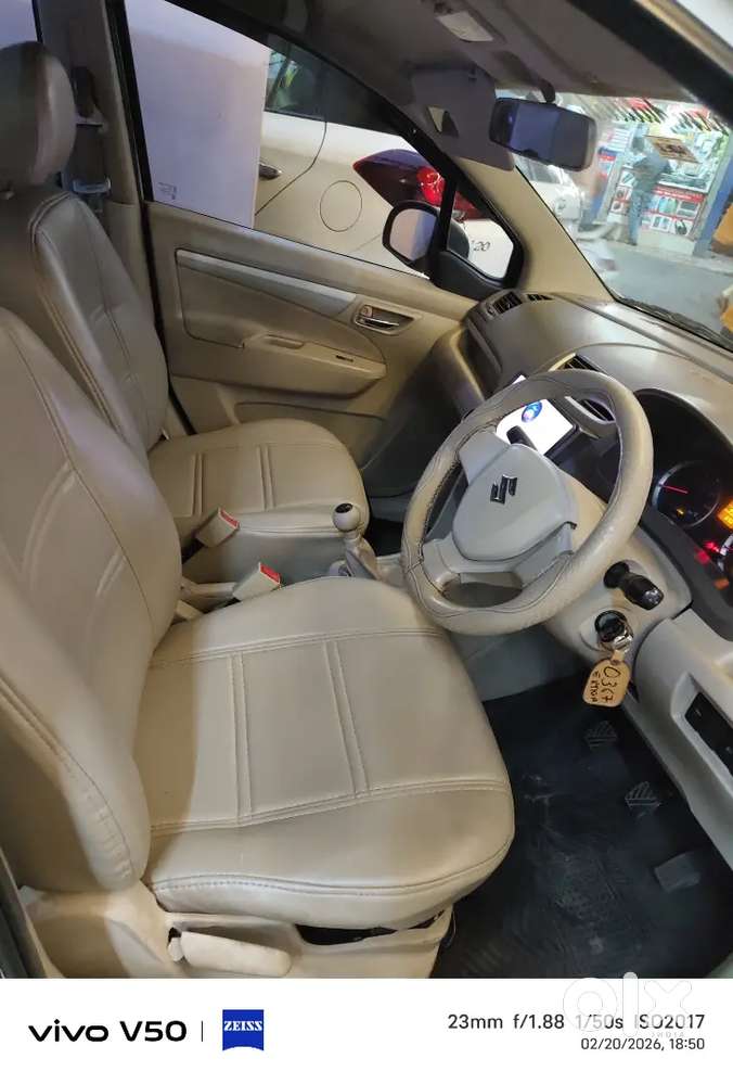 Ertiga Vxi Year 2015 April White Colour Petrol In Excellent Condition.