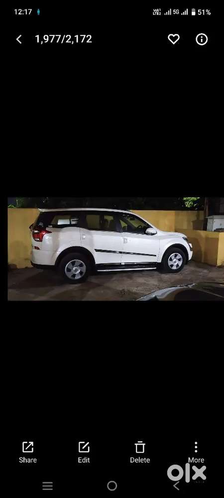 Mahindra Xuv500 2.2 L, Pearl White Colour, New Model 2020 September,