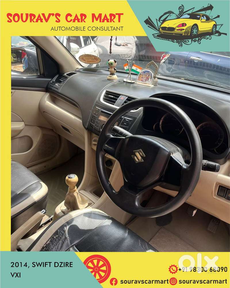 Maruti Suzuki Swift Dzire 1.2 Vxi Bsiv, 2014, Petrol