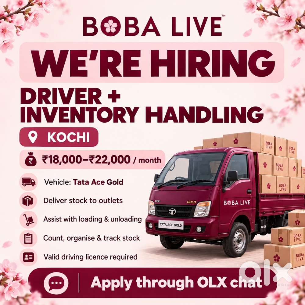 Driver + Inventory Handling &ndash; Boba Live, Kochi
