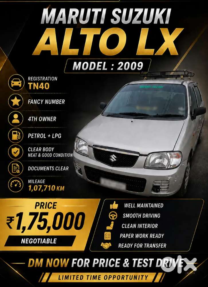 Maruti Suzuki Alto 800 2009 Model