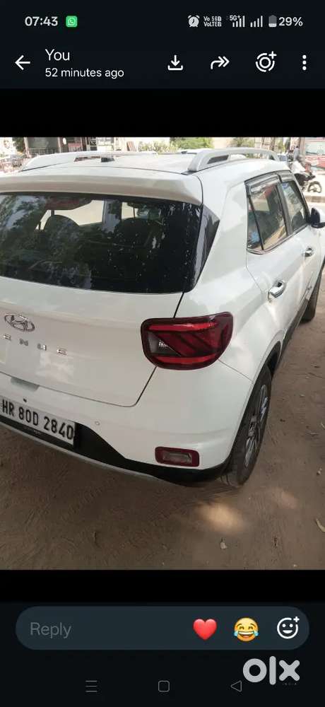 Hyundai Venue Plus 2020, Bs6 Good Condition