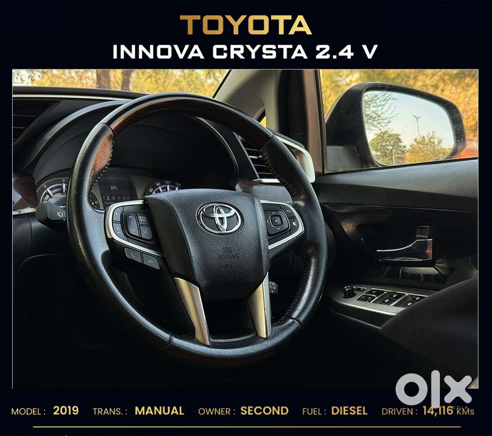 Toyota Innova Crysta 2.4 V 7 Str, 2019, Diesel