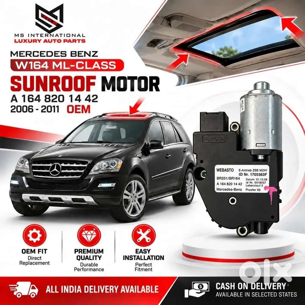 MERCEDES BENZ W164 ML-CLASS  SUNROOF MOTOR 2006-2011 OEM