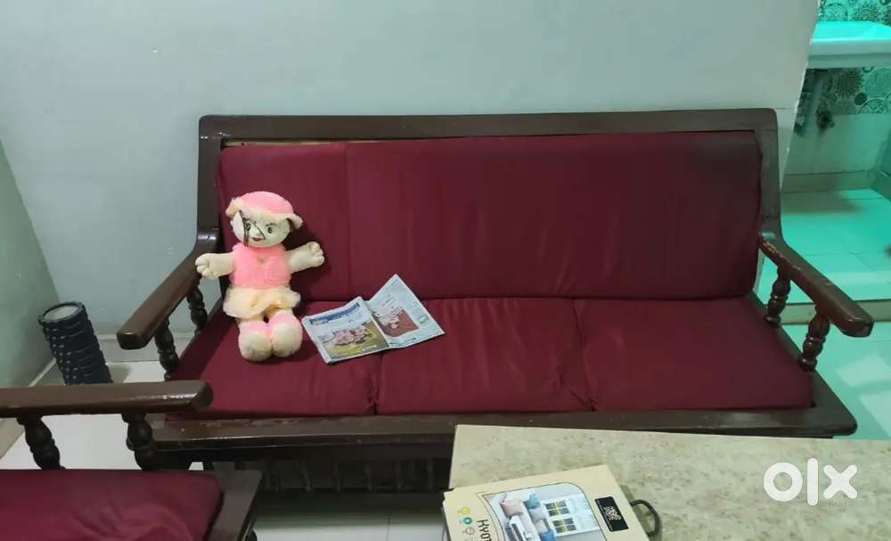 Wooden sofa